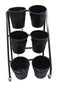 Mobile 6 Buckets Flower Stand