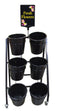 Mobile 6 Buckets Flower Stand