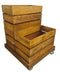 Mobile Flower Crates Stand
