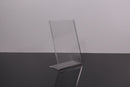 Slanted Sign Holder - 10 pack - Clear