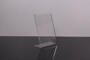 Slanted Sign Holder - 10 pack - Clear