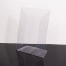 Slanted Sign Holder - 10 pack - Clear