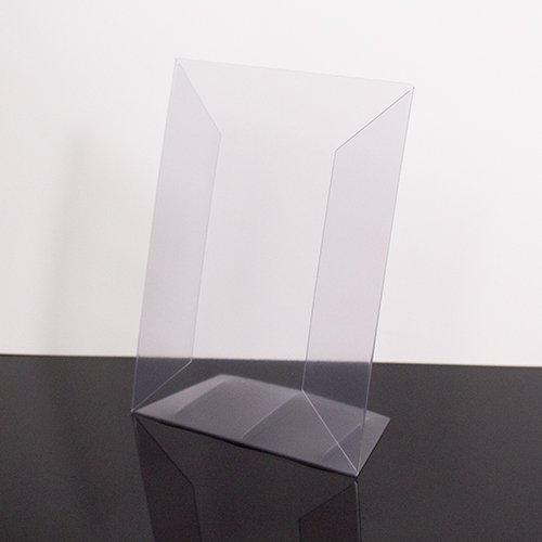 Slanted Sign Holder - 10 pack - Clear