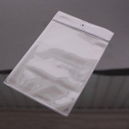 Vinyl Label Pocket with Hole