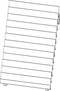 12 Tier Card Rack