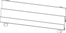 2 Tier Slatwall Card Rack