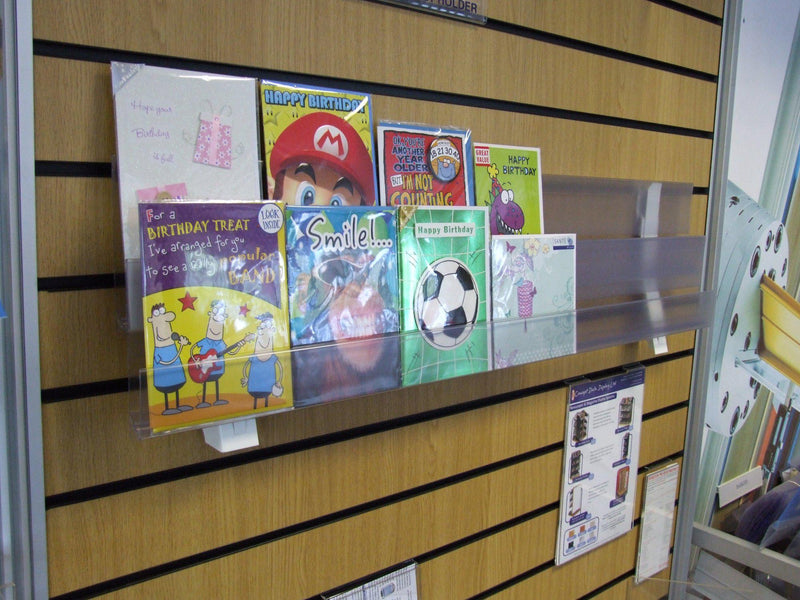 2 Tier Slatwall Card Rack