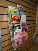 6 Tier Slatwall Card Rack
