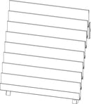 6 Tier Card Rack