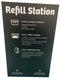 Refill Station Instruction panel