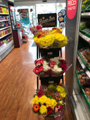 Mobile 3 Buckets Flower Stand
