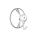 Suction Cup Button with Wire Hook