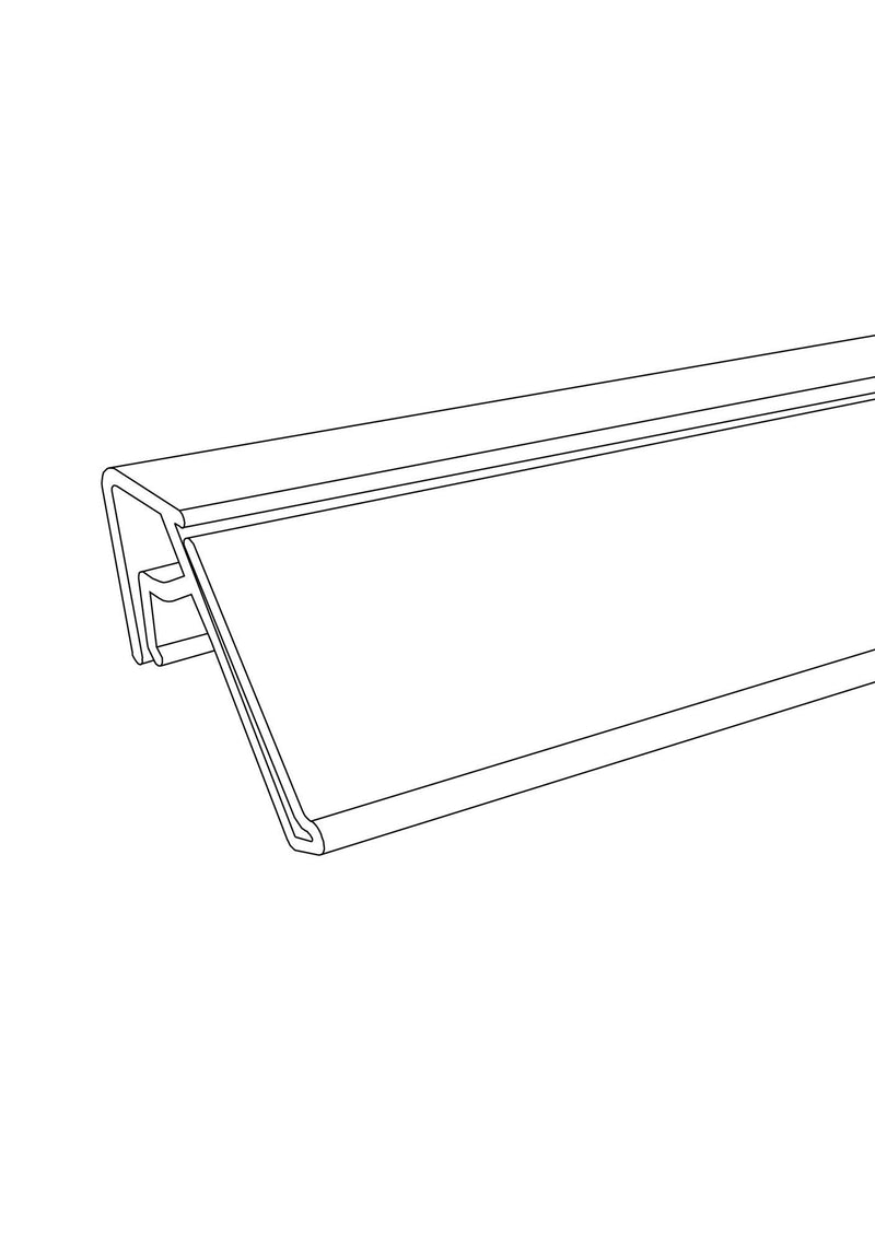 Clip-On Data Strip For Wire Baskets