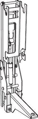 Swing down arm for HL Gravity bin