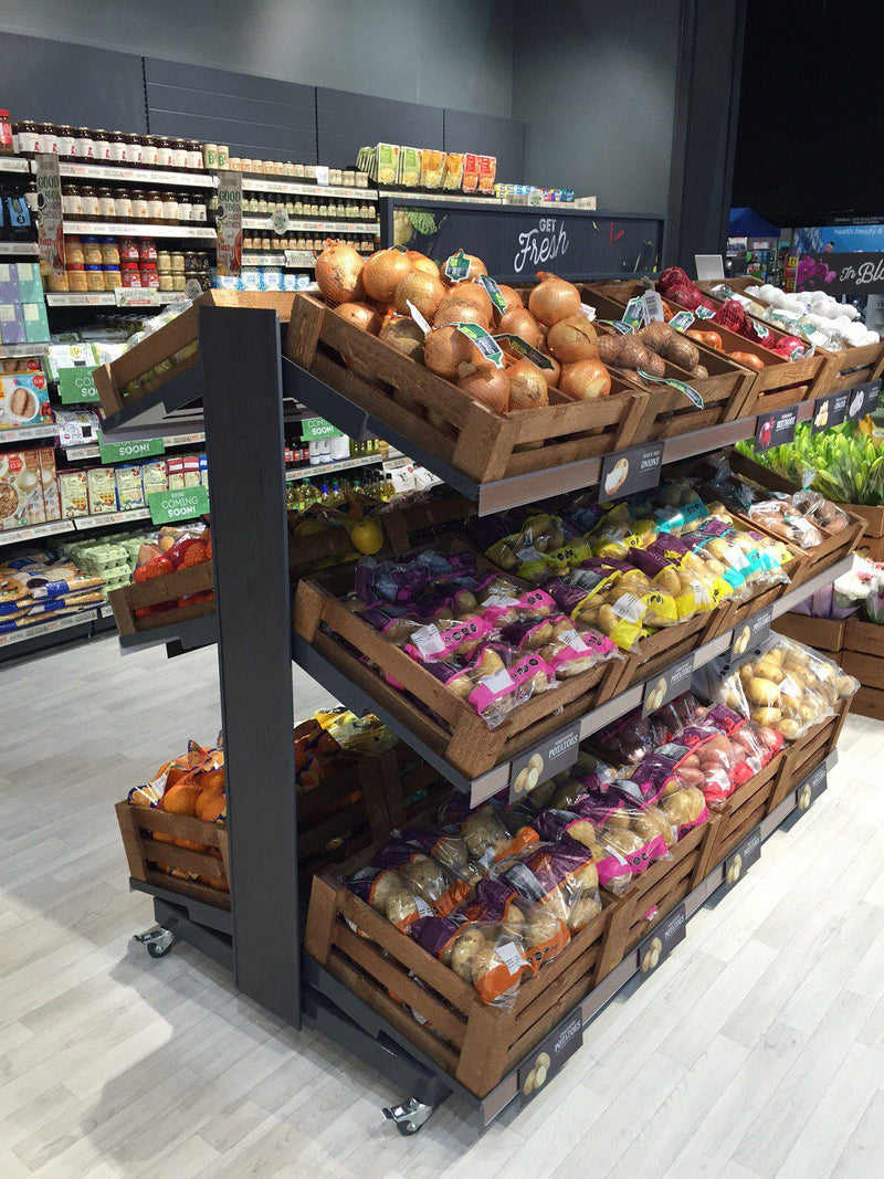 Double-Sided Fresh Produce Unit