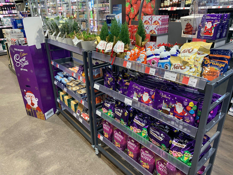 Q-Barrier Acrylic Trays With Dividers