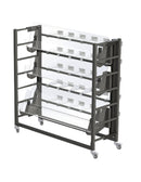 Q-Barrier 1&2 Tier Magazine Shelves & Hooks